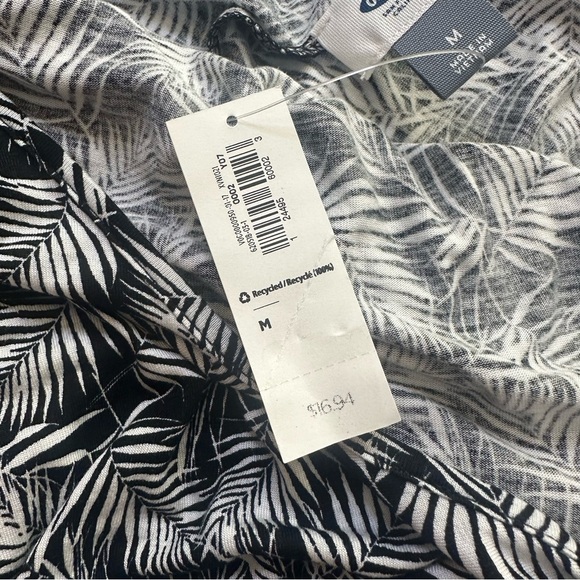 Old Navy Feather Pattern Long Tank size M - Picture 5 of 5